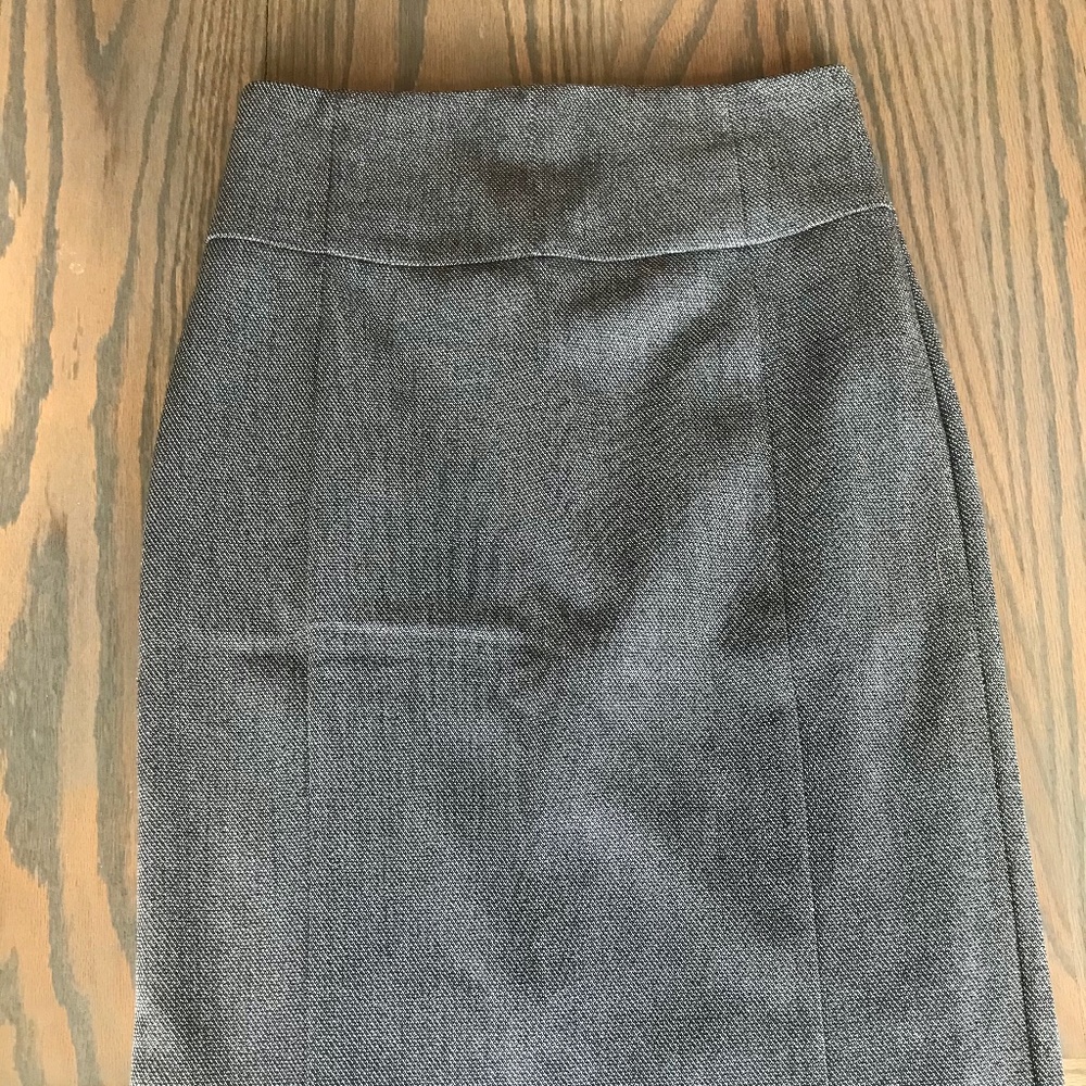 Grey Pencil Skirt